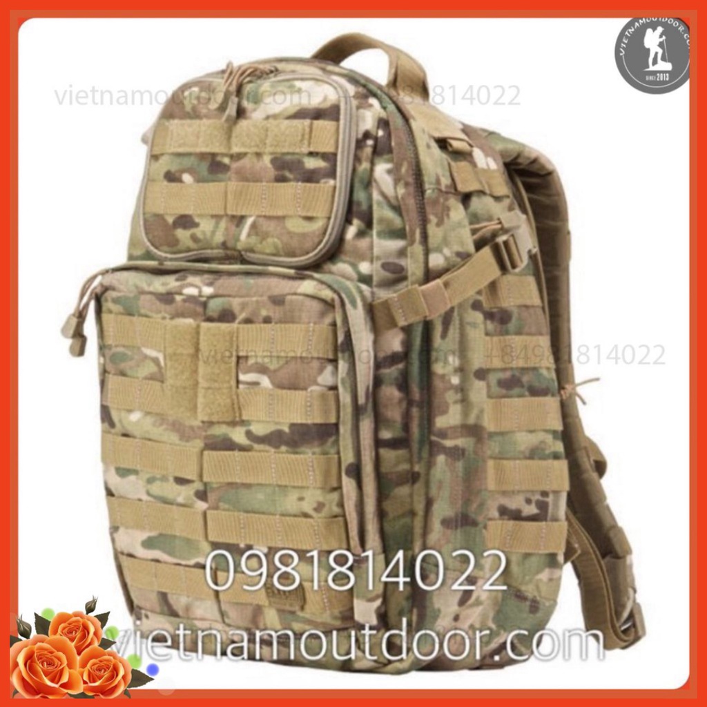 Balo 5.11 TACTICAL RUSH 24 [ dùng như balo du lịch - phượt ] chống thấm nước tuyệt đối