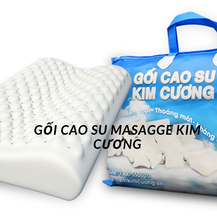 Gối cao su Kim Cương Masa 39x59