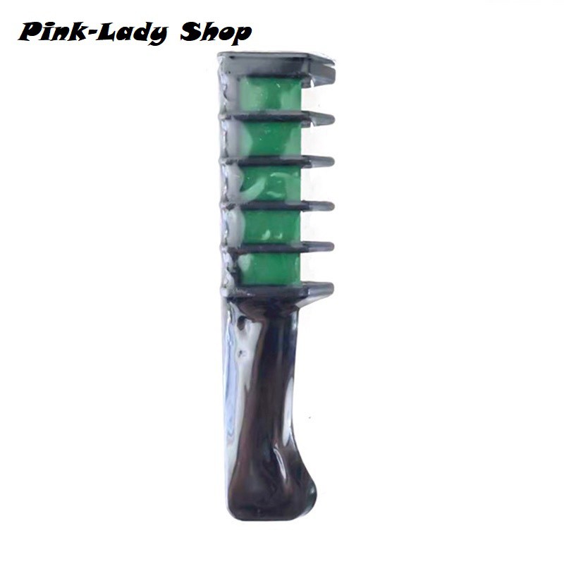 Lược Nhuộm Tóc Màu Xanh Lá Cây Đổi Mầu Tóc Tạm Thời 14g/Chiếc