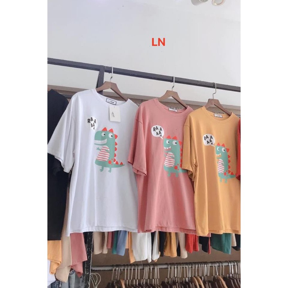 Áo phông khủng long xám siêu rẻ