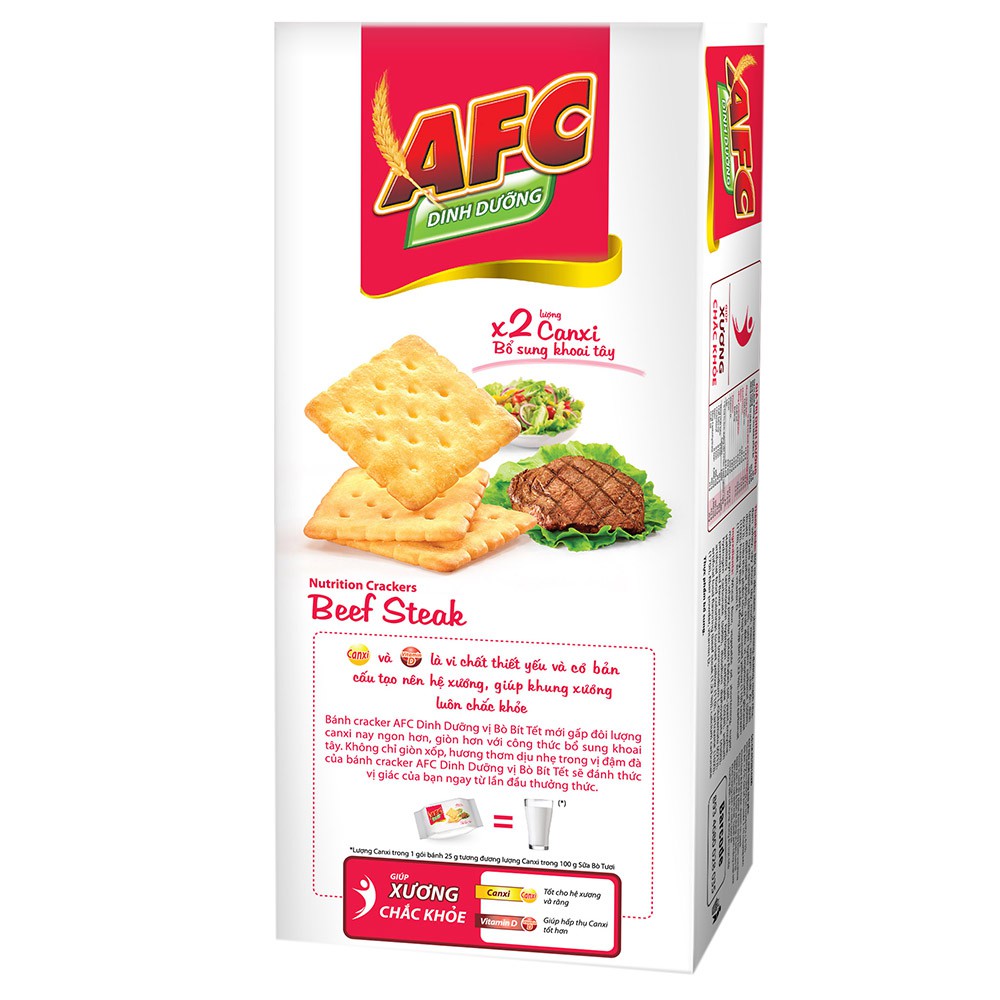 Bánh cracker AFC dinh dưỡng hộp 200g