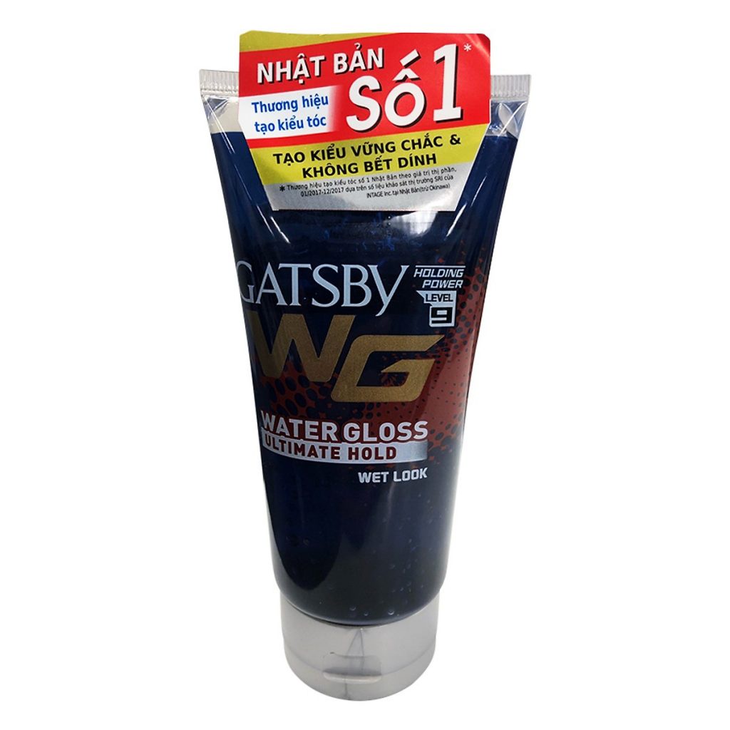 Gel Vuốt Tóc GATSBY Water Gloss GEL giúp cứng tóc, dễ dàng tạo kiểu.