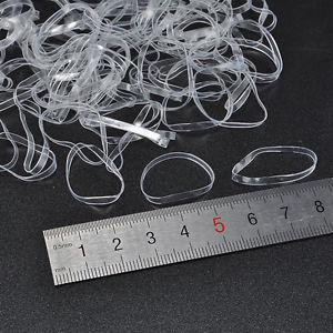200 / 500 dây thun buộc tóc trong suốt