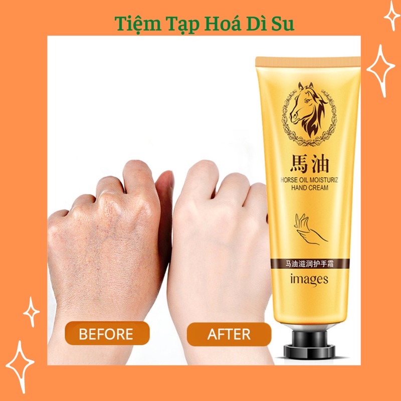 Kem dưỡng da tay ngựa vàng Images cấp ẩm, làm mịn mướt da, giảm ngay tình trạng da khô và thô ráp mùa đông
