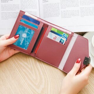 Ví ngắn mẫu mới (giao màu ngẫu nhiên)