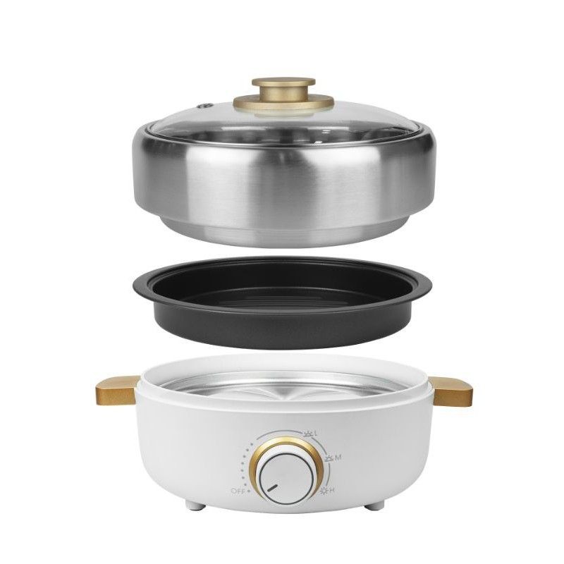 lẩu nướng 3 in 1 kims cook hàn quốc