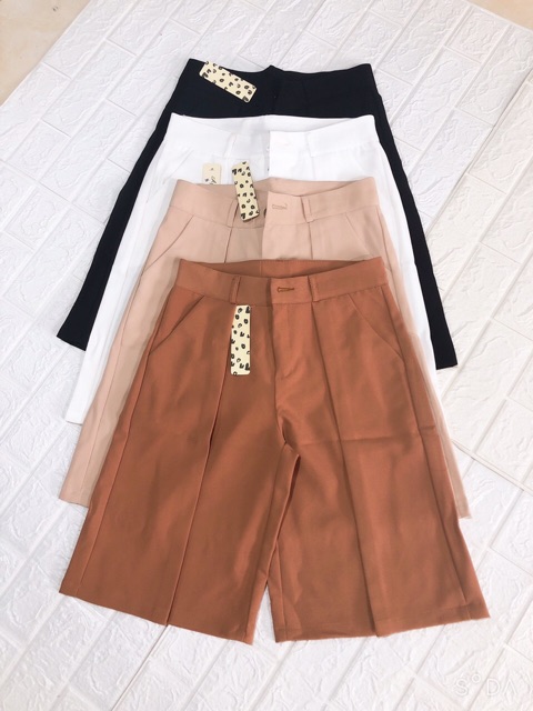 Quần Ống rộng lửng 1 ly chất tuyết mưa. | BigBuy360 - bigbuy360.vn