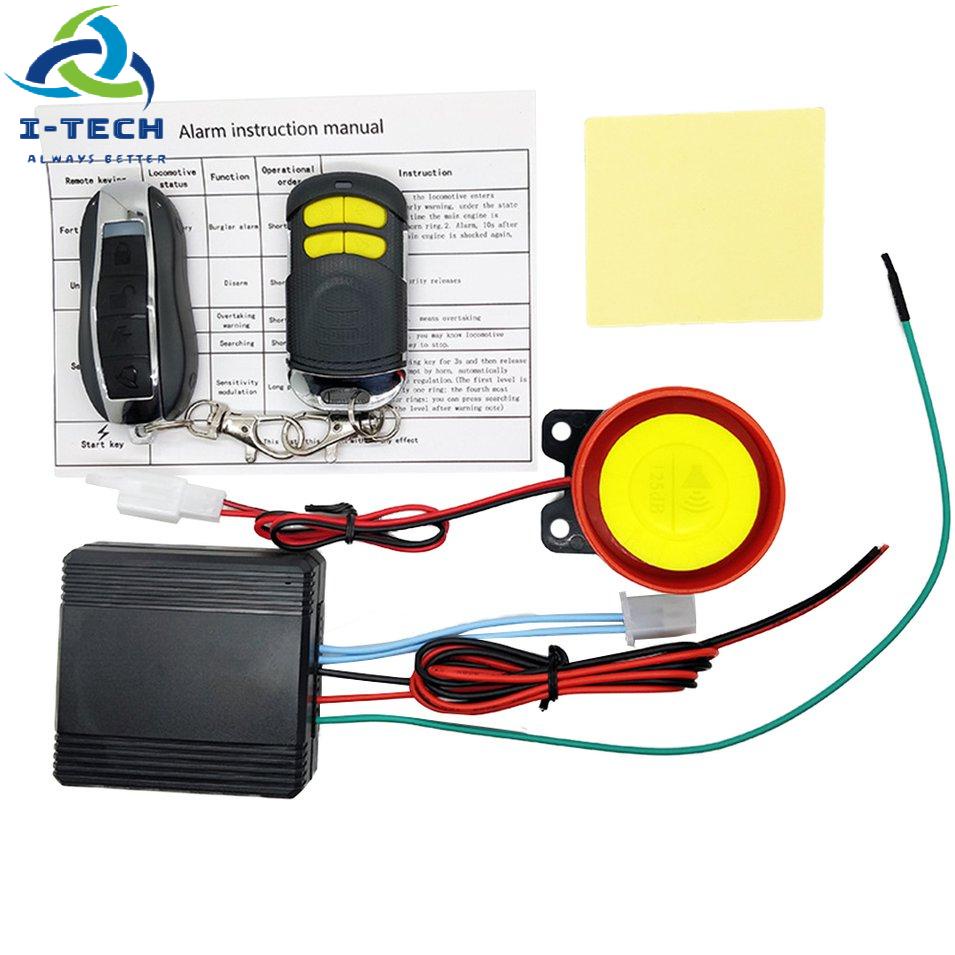 ⚡Khuyến mại⚡12V Dual Remote Control Motorcycle Security System Protection Alarm System | WebRaoVat - webraovat.net.vn