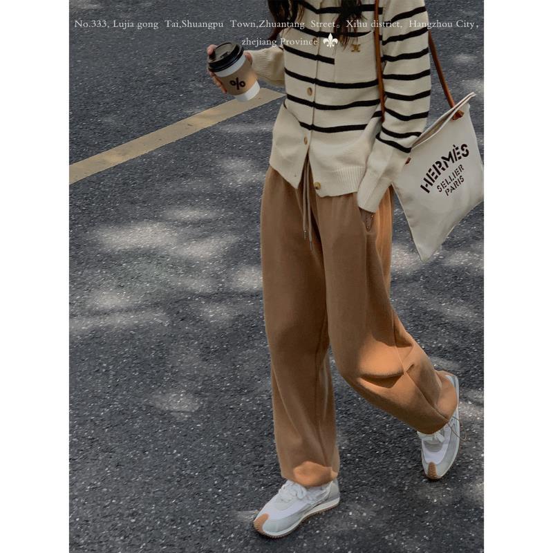 Quần legging lưngcao ống rộng kiểu dáng đơn giản thời trang