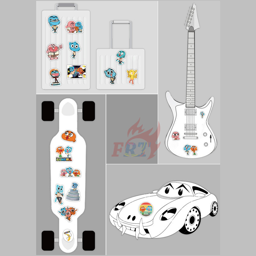 ❉ The Amazing World of Gumball Series 03 - Cartoon TV Shows Gumball Darwin Anais Nicole Richard Watterson Stickers ❉ 50Pcs/Set Waterproof DIY Fashion Decals Doodle Stickers