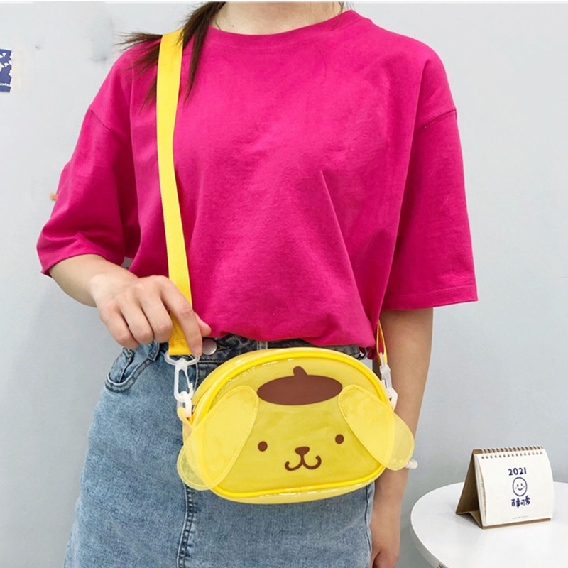Túi Đeo Vai / Đeo Chéo In Họa Tiết Hoạt Hình Dễ Thương Thời Trang Cho Nữ