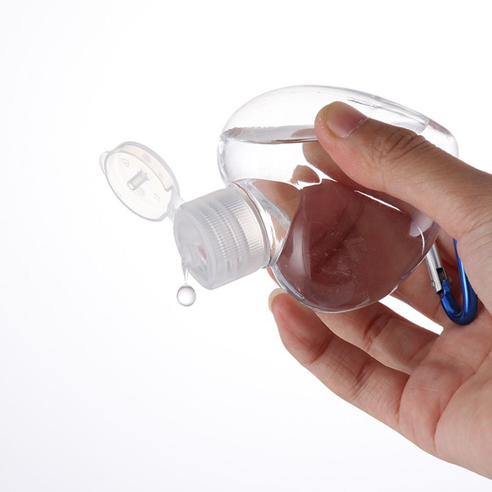 Borage Bình Rỗng Trong Suốt Đựng Nước Hoa Dung Tích 50ml Có Móc Kim Loại Tiện Dụng