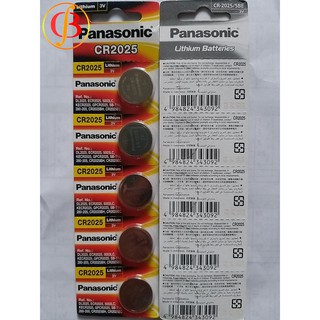 Pin CR2025 Panasonic 3V (Vỉ 1 viên)