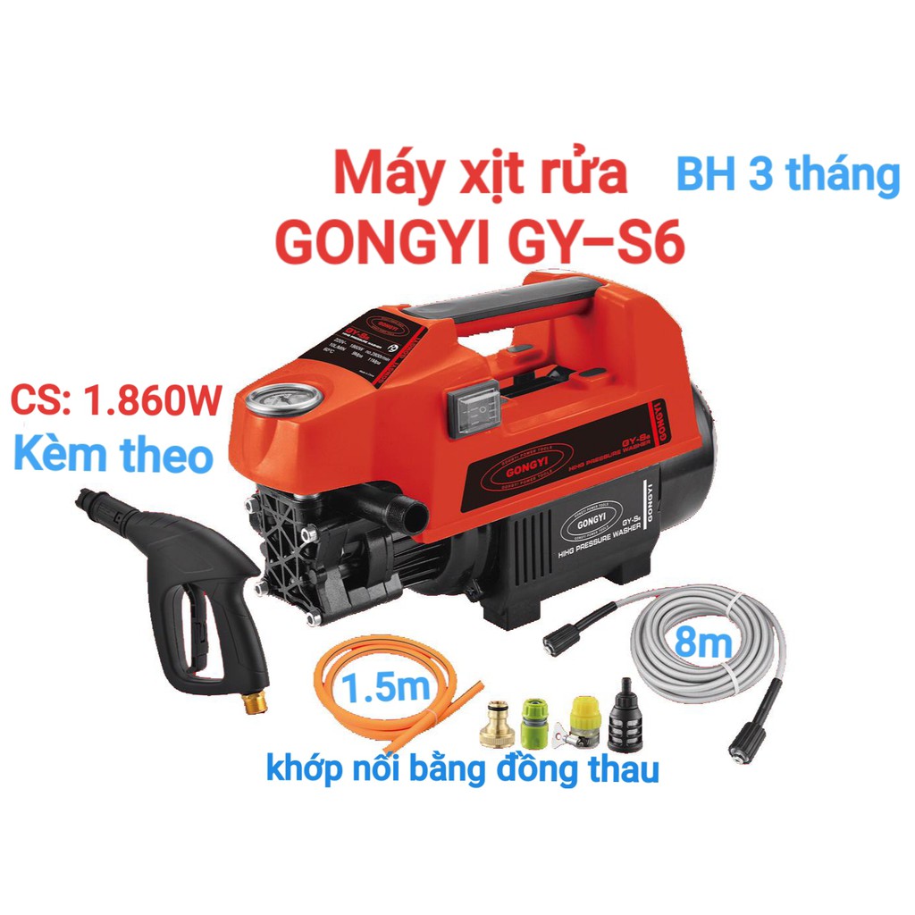 MÁY XỊT RỬA GONGYI 1860W GY-S6