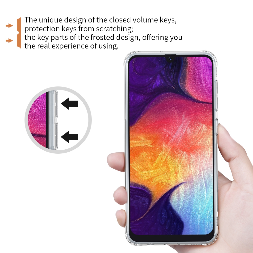 Ốp Điện Thoại NILLKIN Bằng TPU Trong Suốt Chống Sốc Cho Samsung Galaxy A50 / A30s / A50s