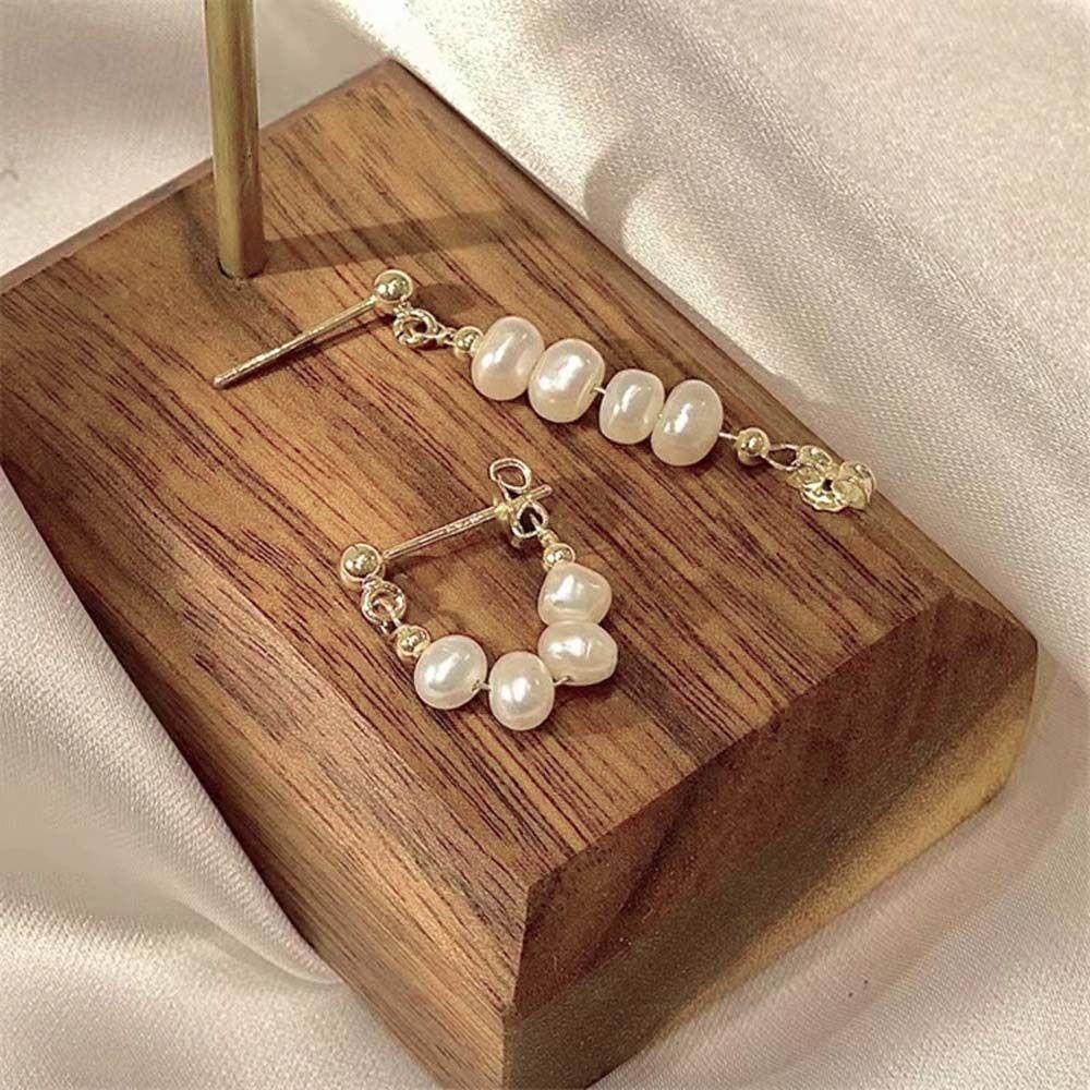 Bông Tai Kim Loại Dạng Vòng Thời Trang Dự Tiệc Dành Cho Nữ