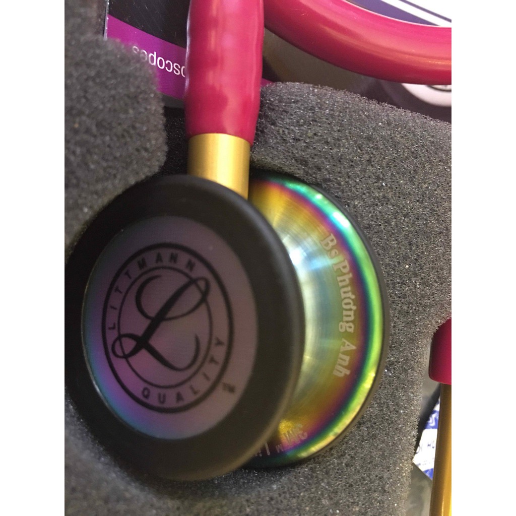 Ống nghe Littmann Classic III ™ màu Raspberry Rainbow  5806 chính hãng 3M Mỹ