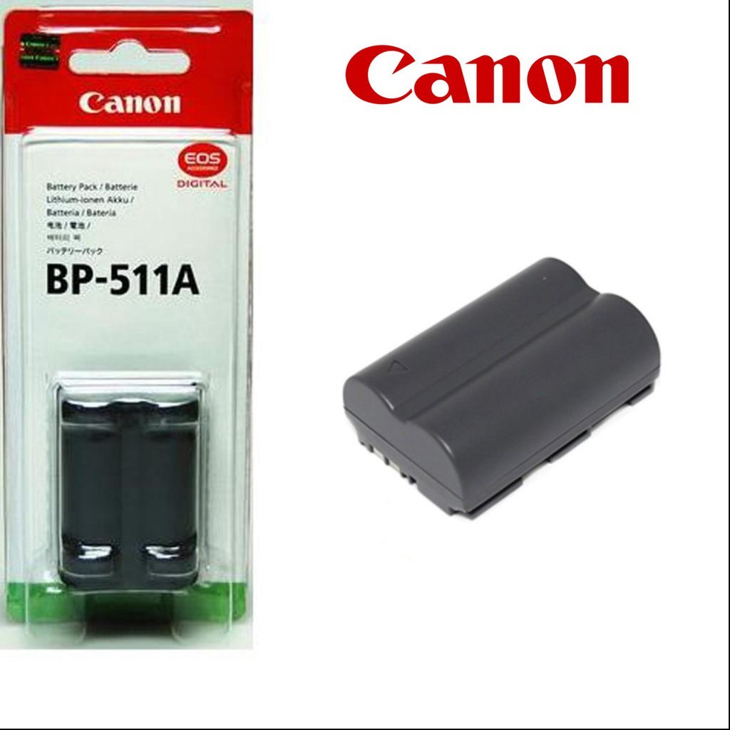 Pin Canon BP-511 Cho Canon 50D, 40D, 30D, 20D, 5D...| Tặng kèm sạc