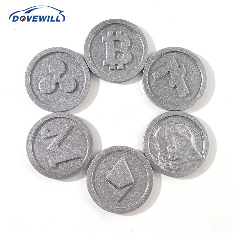 Dovewill Coins Chips Silicone Molds DIY Epoxy Handmade Resin Casting Mold for Clay