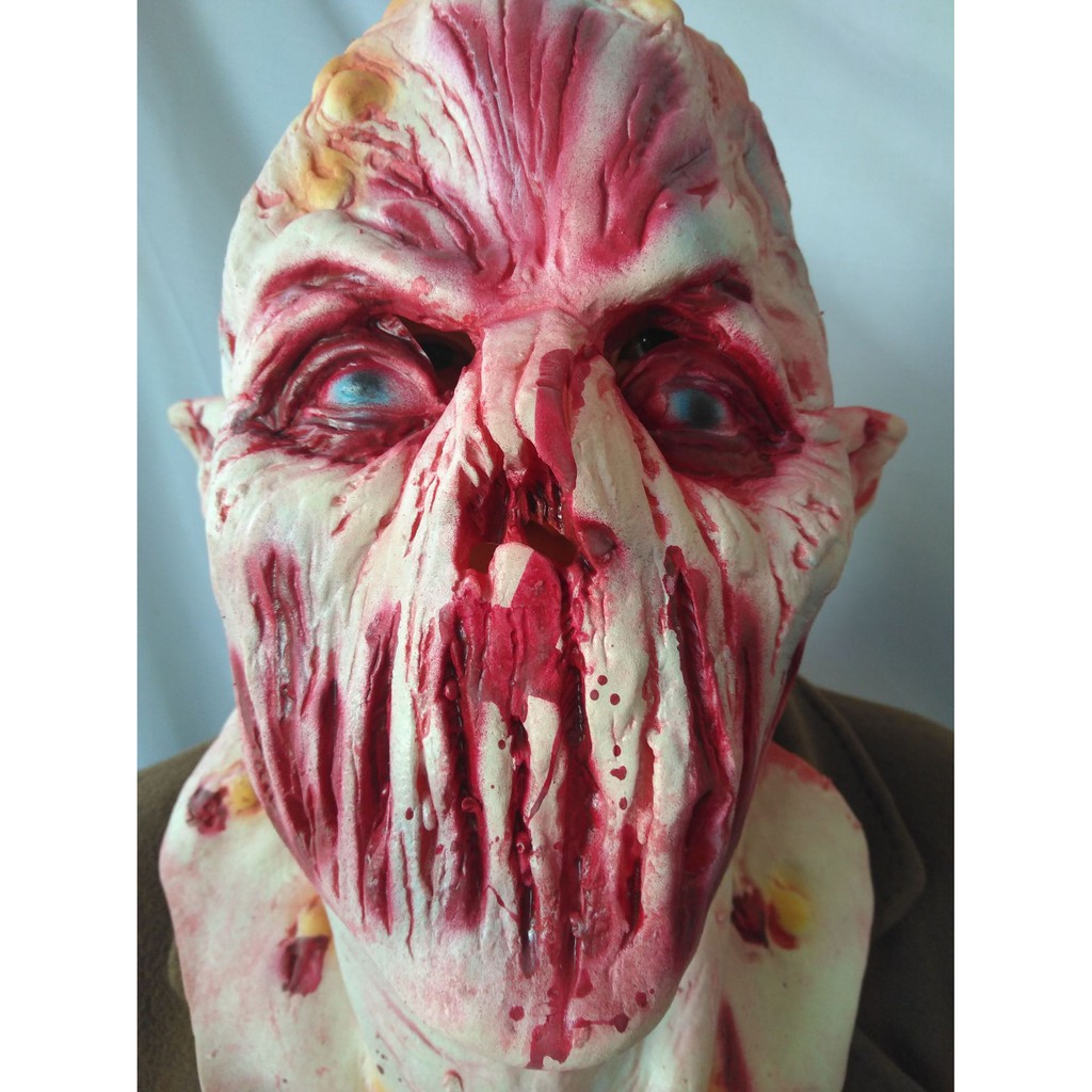 (HÀNG ĐÃ VỀ)-MẶT NẠ rùng rợn-MẶT NẠ KHÂU ZOMBIE-MẶT NẠ HÓA TRANG HALLOWEEN