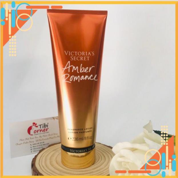 [Chính hãng] [Giá Rẻ Số 1] Dưỡng Thể Nước Hoa Victoria Secret Amber Romance Fragrance Lotion 236ml