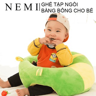 Ghế Tập Ngồi Bằng Bông Giữ Nhiệt Cho Bé Từ 4 Đến 6 Tháng Tuổi NEMI
