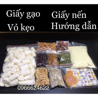 [Mới] Set kẹo Nougat làm được 900g kẹo kèm hướng dẫn kèm 100 giấy gói