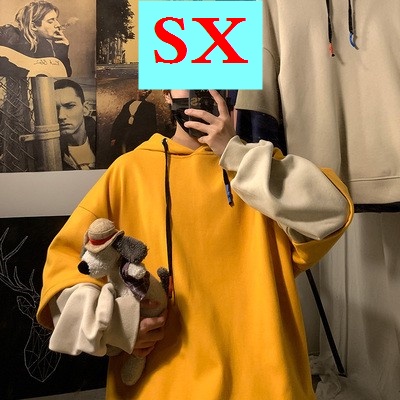 Áo hoodie dài tay giả hai lớp phong cách Hàn Quốc trẻ trung dành cho nam