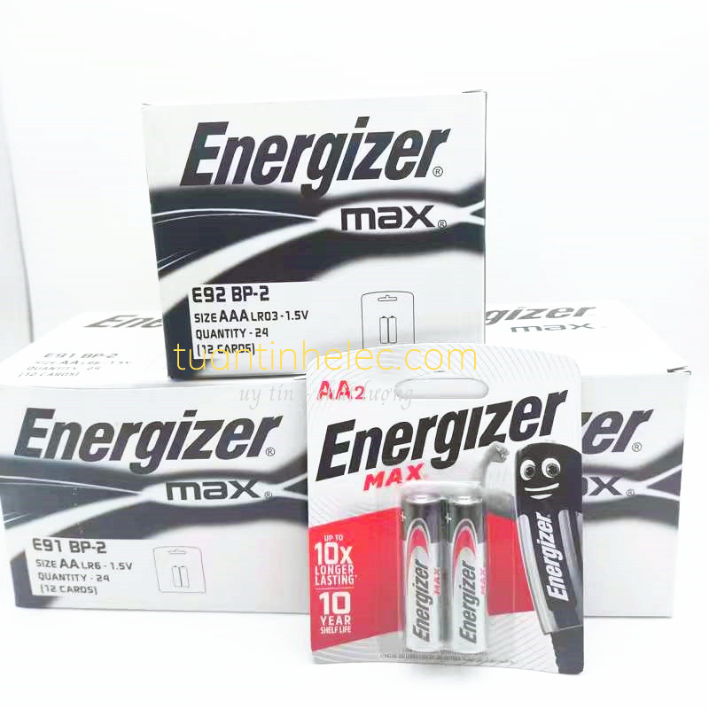 Pin AA / pin AAA Energiner vỉ 2 viên # pin