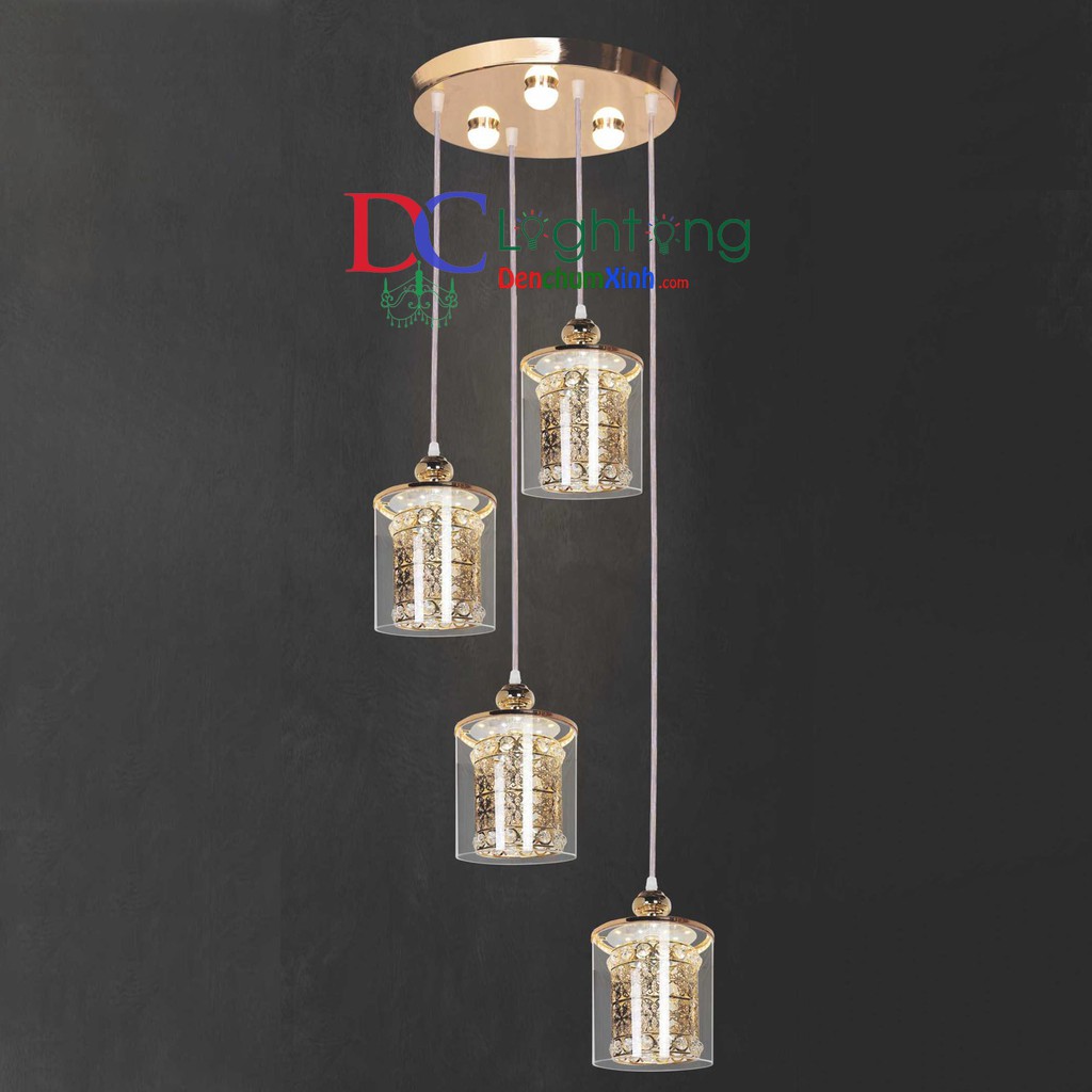 Đèn Thả LED Phòng Ăn DCX1149/4 ( Rộng 29cm )