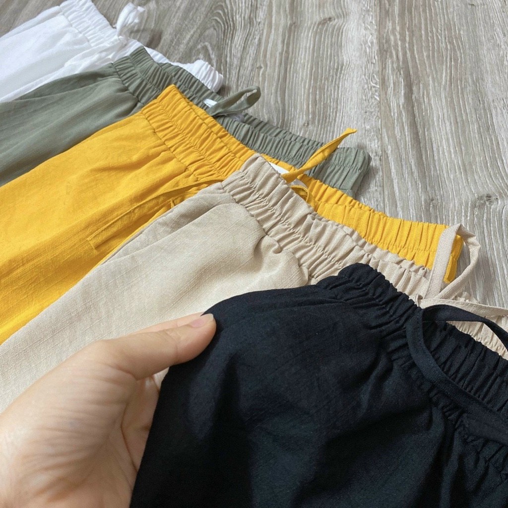 Quần BAGGY ĐŨI CẠP CHUN NHẸ MÁT