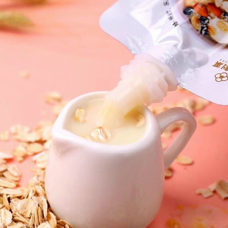 Sữa Chua Ngũ Cốc Trái Cây Uống Liền - Đồ ăn vặt Snackfoodbysuri