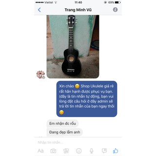 [Hàng xịn] Đàn Ukulele BWS Soprano Đen Full Gỗ mới 100%