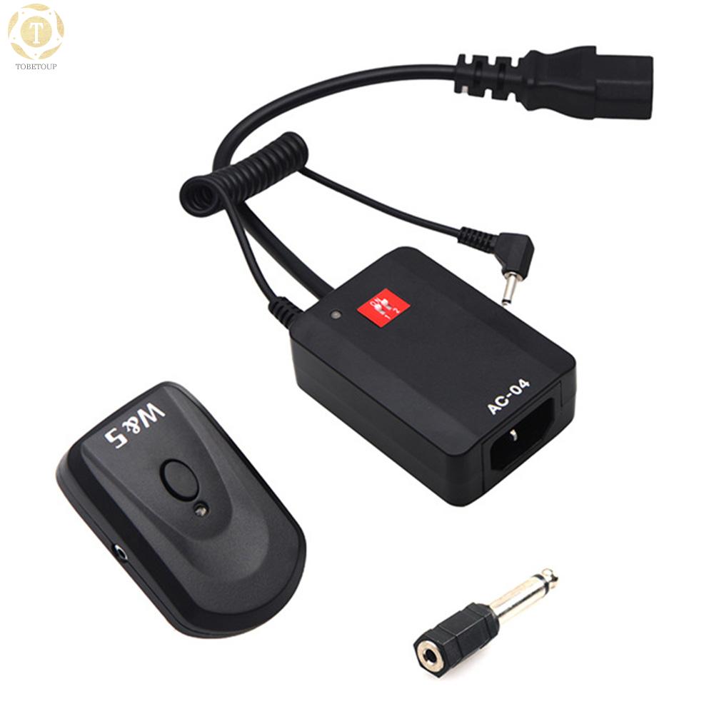 Shipped within 12 hours】 Wireless Trigger System with Transmitter Receiver 4 Channels with 3.5mm to 6.35mm Adapter for Photography Studio Flash Light Transmitter [TO]