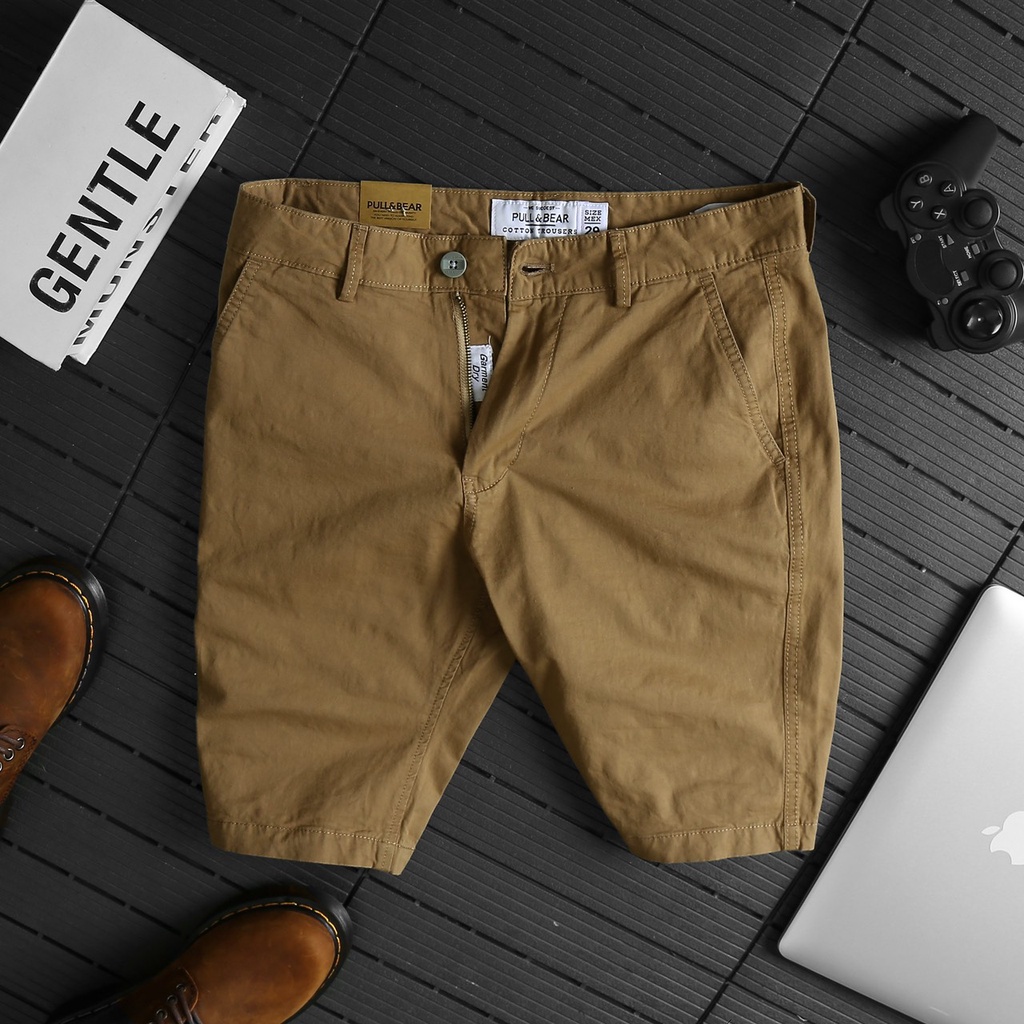 Quần Short Nam Cao Cấp Quần Sooc Nam Màu Đẹp Quần Kaki Nam Vải Co Giãn Thoải Mái DOKI SKA