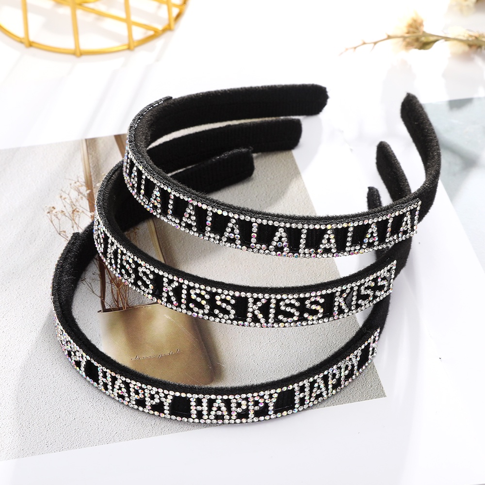 Cài Tóc Haimeikang Họa Tiết Chữ Happy Baby Phong Cách Hàn Quốc Mới