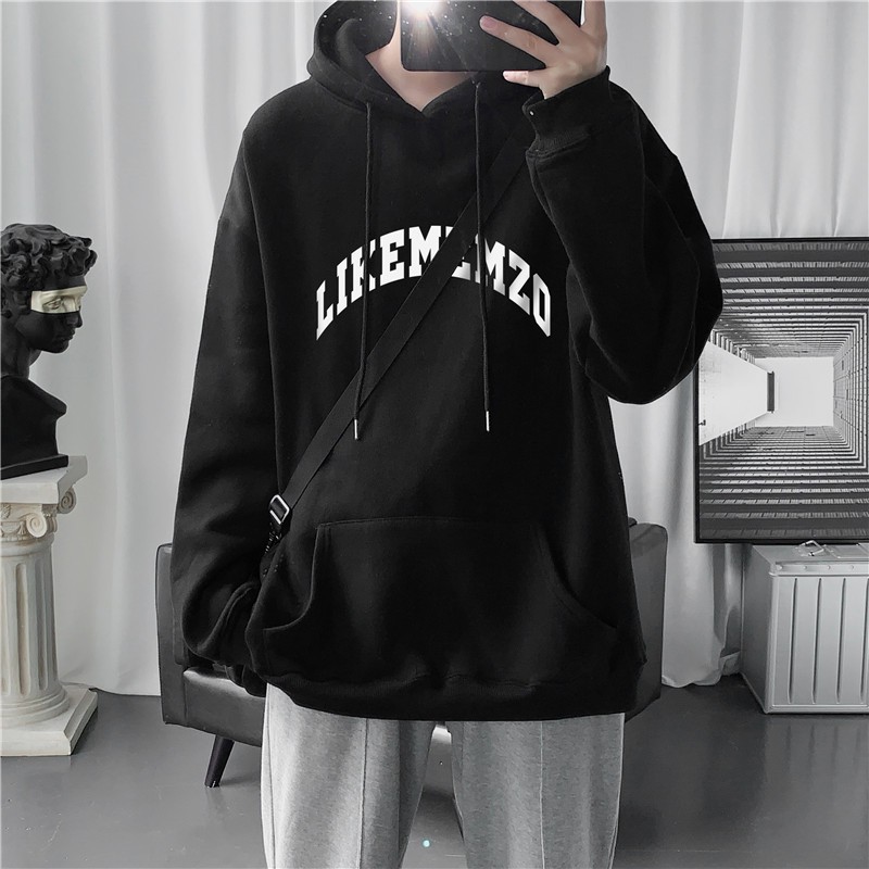 (A245) Áo hoodie basic 4 màu trắng đen xám tím size S đến 3XL