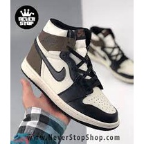 giày jd nâu cao ✅full box bill✅ Retro High Dark Mo_cha, Giày jd PANDA 1;1, Giày Thể Thao J