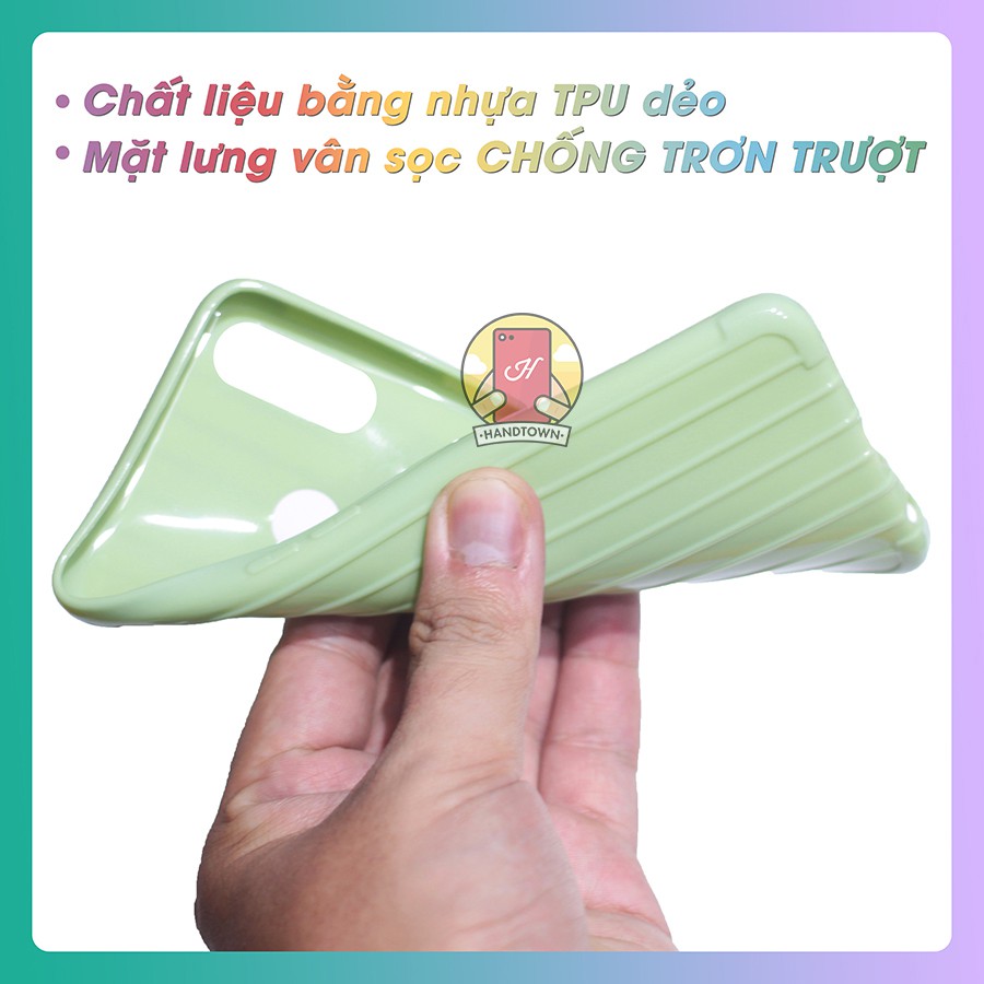 Ốp Lưng TPU Dẻo Vali Chất Sọc Dành Cho Realme 3 / Realme 3 Pro / Realme X Lite