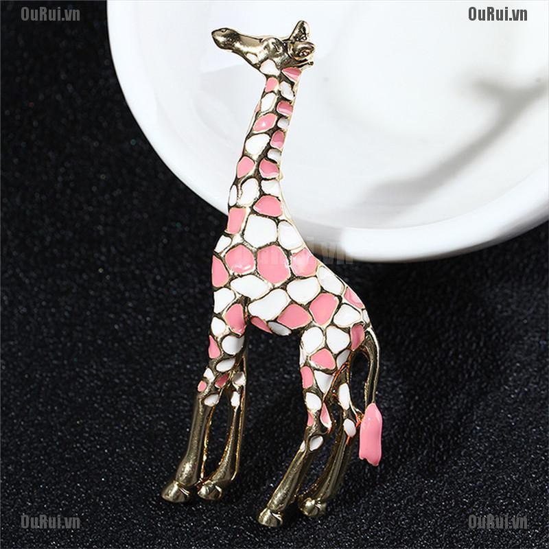 Huy Hiệu Cài Áo Hình Hươu Cao Cổ Ngộ Nghĩnh