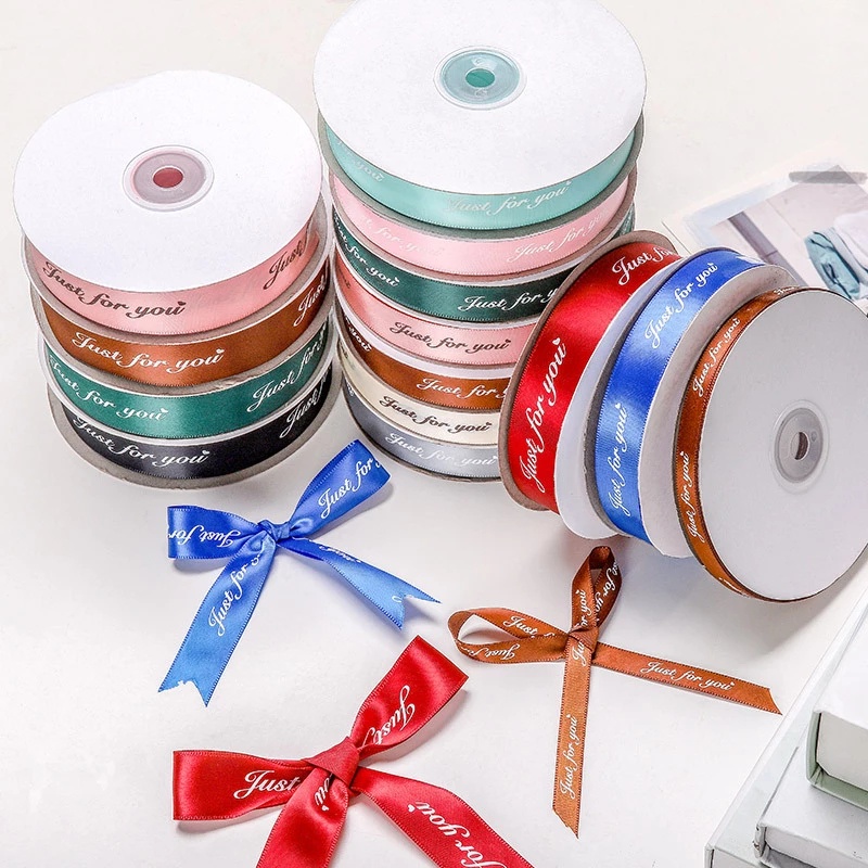 Cuộn Dây Ruy Băng Dài 10M In Chữ Just You