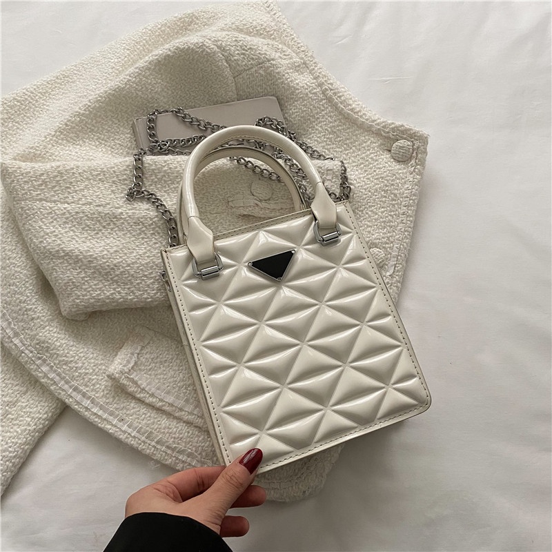 Túi Đeo Vai Nhỏ Nhắn Đính Đá Kiểu Pháp Cổ Điển Dễ Phối Đồ Thời Trang Cho Nữ