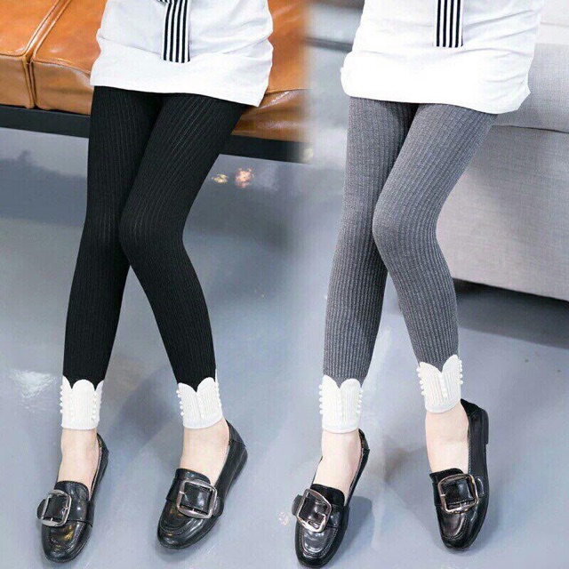 Legging len gân đủ size cho bé