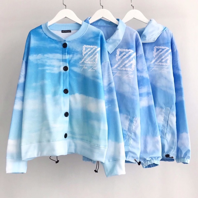 (CÓ VIDEO THẬT) Áo Cardigan Loang 3D Nỉ Bông TheZed Cloud