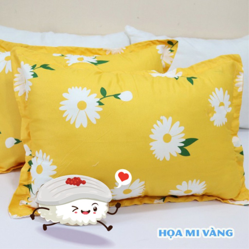Áo gối nằm, vỏ gối đầu poly cotton mẫu Trái Bơ Xanh bao bọc gối nằm nhiều mẫu mới