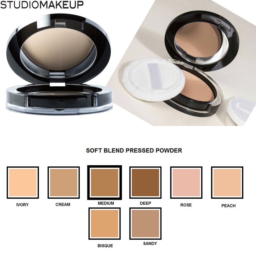 Phấn nén kiềm dầu STUDIOMAKEUP SOFT BLEND PRESSED POWDER SPW