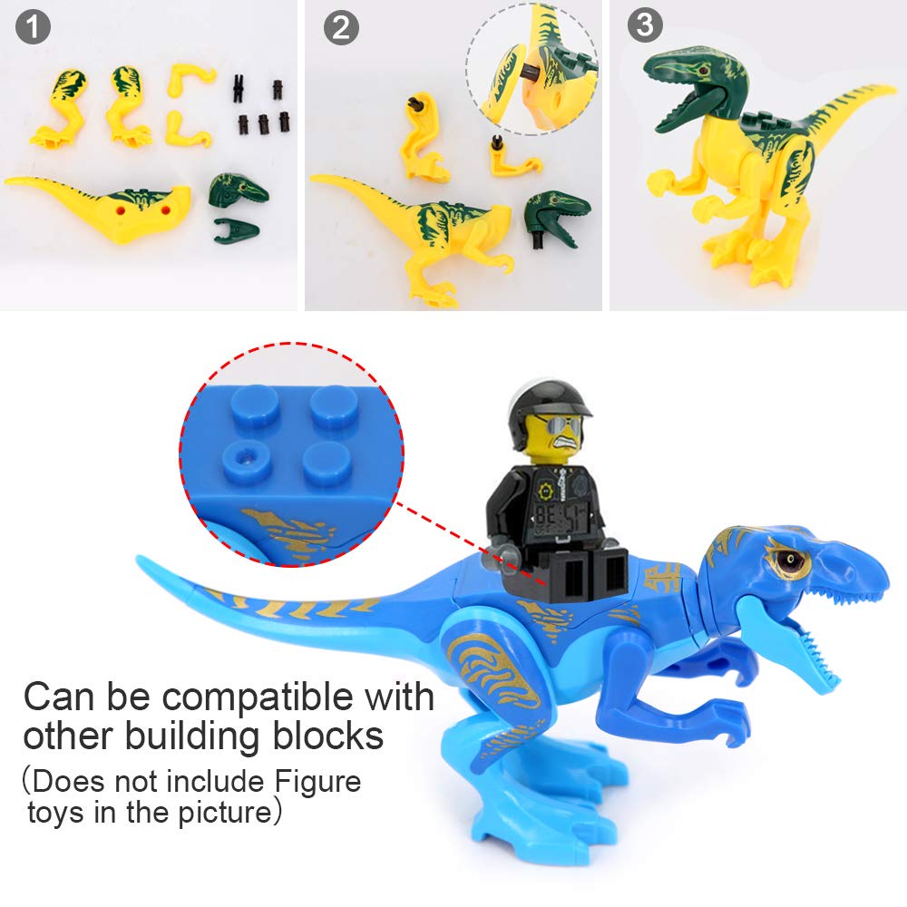Mô hình đồ chơi khủng long Tyrannosaurus Rex Velociraptor Styx