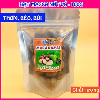 (100g) Hạt Macca Tây Nguyên Chất Lượng Sánh Ngang Macca Úc - Sấy Thơm - Có Tặng Dụng Cụ Tách Vỏ.