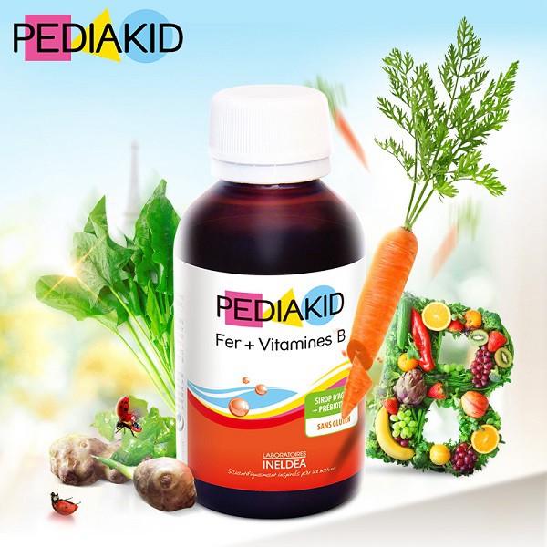 Pediakid Bổ Sung Sắt (Fer) + Vitamin B Cho Bé Từ 6 Tháng