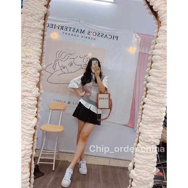 Áo gile len thổ cẩm mẫu mới siêu xinh hàng quảng châu loại 1 thích hợp cho mùa thu | BigBuy360 - bigbuy360.vn